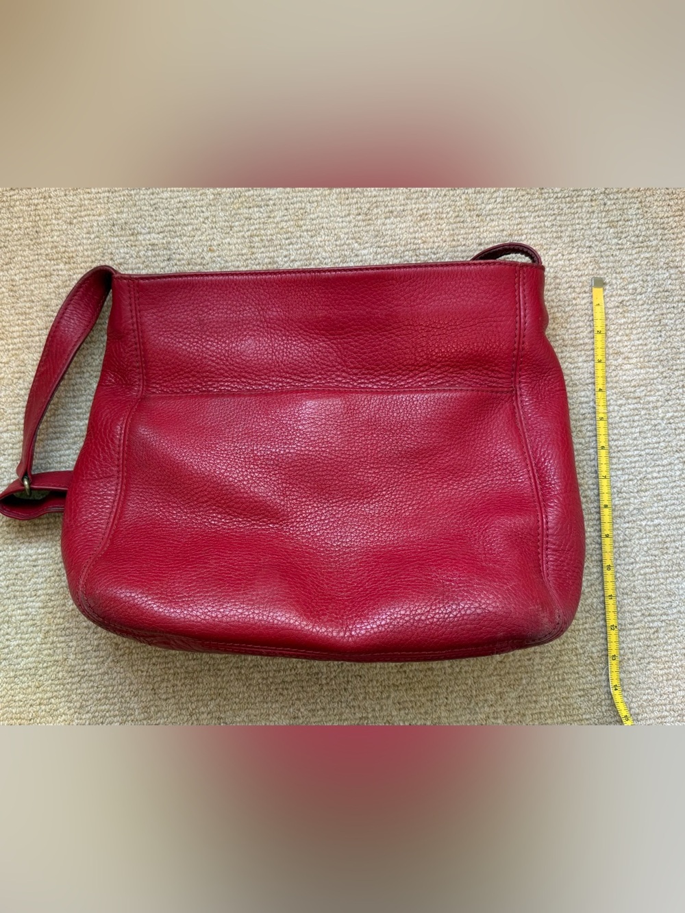 Coach Sonoma Red Leather Shoulder Bag
